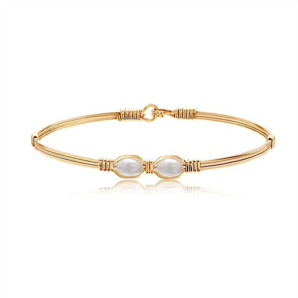 NEW RONALDO JEWELRY women's faith bracelet in gold